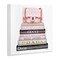 Stupell Industries Watercolor High Fashion Bookstack Wall Plaque Art